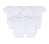 Burts Bees Baby - Confezione da 5 body unisex per neonati, a maniche corte e lunghe, 100% cotone biologico