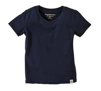 Burt's Bees Baby - T-shirt per neonati, scollo a V a maniche corte e girocollo, 100% cotone biologico, Navy, 0-3 Mesi