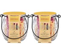 Burt's Bees Balsami Labbra in Vasetto, 1 x alla Cera d'Api con Vitamina E e Menta, 1 x all'Ibisco, 1 x al Melograno, 3 x 4.25 g (Confezione da 2)