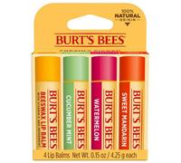 Burts Bees Balsamo Labbra Freshly Picked, Confezione Da 4