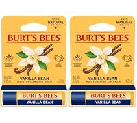 Burt's Bees Balsamo per Labbra alla Vaniglia, Idratante con Cera d'Api e Vitamina E, 100% di Origine Naturale, 4.25 g (Confezione da 2)