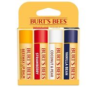 Burt's Bees Set di 4 balsami per labbra naturali al 100%