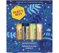 Burt's Bees Confezione Regalo Balsamo Labbra Idratante, 4 Burrocacao al Gusto di Cera D'Api, Vaniglia, Cocco & Pera, Menta & Cetriolo, 100% Origine Naturale, Confezione da 4 Pezzi x 4,25 g
