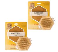 Burt's Bees for Pets Spazzola per palmi con setole di canapa, spazzola ergonomica per cani di grossa taglia, manico facile da impugnare, riduce lo stress sul polso, ideale per la toelettatura
