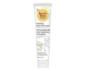 Burt's Bees Mama Crema lenitiva per gambe e piedi, per un immediato sollievo lenitivo, con olio di cocco e menta piperita, 100 ml