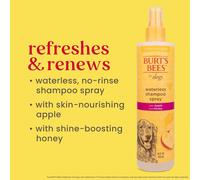 Burt's Bees Nature Eco + senza Acqua Cane Cucciolo Shampoo Spray + Mele & Miele