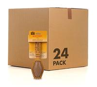 Burt's Bees Spazzola per cani a doppia faccia e spazzola per cani con setole di canapa | La migliore spazzola per cani multiuso per ridurre lo spargimento | Spazzola per cani facile da usare per tutti i cani | Ideale per toelettatura quotidiana, confezione da 24