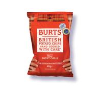 Burts Potato Chips Sweet Chilli 40 g (Pack of 20)