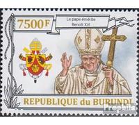 Burundi 3152 (Completa Edizione) MNH ** MNH 2013 Papa Benedetto XVI. (Francobolli per i Collezionisti) Cristianesimo