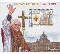 Burundi (Completa Edizione) MNH ** MNH 2013 Papa Benedetto XVI. (Francobolli per i Collezionisti) Cristianesimo