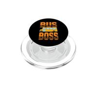 Bus Boss Divertente Grande Giallo Scuola Bus Driver PopSockets PopGrip per MagSafe