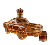 BUSAED Decanter Whisky 3D Auto Sport 300ml - Decanter Liquore con Tappo a Corona, per Bar Casalinghi, Amanti del Whisky & Decorazioni per Feste, Regalo per Uomini, Padri & Mariti