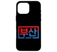 BUSAN Città coreana in Hangul Parola Custodia per iPhone 16 Pro Max