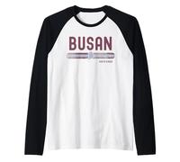Busan South Korea | Vacation Travel Maglia con Maniche Raglan