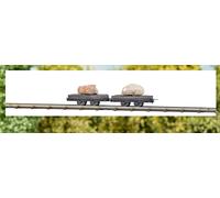Busch 12235 2 Vagoni Con Rocce, H0f, Nuovo 2023