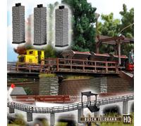 Busch 12388 - 1/87/H0 Pilastri Ponte - Nuovo