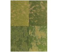 Busch 1300 - Modellismo, Set di tappeti per Suolo, 4 pz.