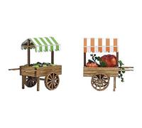 BUSCH 1826 H0 CARRELLI DI MERCATO ZUCCA E INSALATA KIT DA MONTARE MODELLISMO