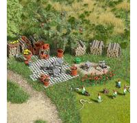 Busch 1835 - 1/87 H0 - Set Da Giardino - Nuovo