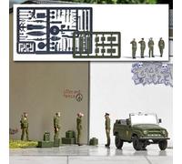 Busch 1936 - 1/87/H0 4 Nva Soldati IN Piedi - Nuovo