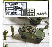 Busch 1937 - 1/87/H0 4 Seduti Nva Soldati - Nuovo