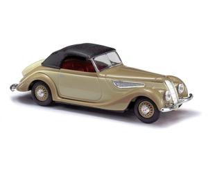 Busch 40291 BMW 327 Cabrio Chiuso Marrone HO 1:87 NUOVO