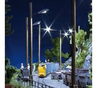 Busch 4154 - 1/87/H0 Luce di Strada Con Palo di Legno - Nuovo