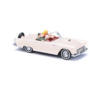 Busch 45245 Ford Thunderbird Convertibile Aperta M.Fahrerin + Passeggero, H0,