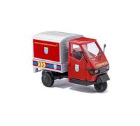 Busch 48449 1/87 Piaggio Ape 50 Triciclo Chempark Vigili del Fuoco - Nuovo
