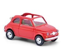BUSCH 48782 Scala HO Fiat 500 Cabrio Berlina Cabrio colore rosso
