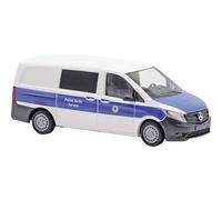 Busch 51158 H0 Veicolo di emergenza modello Mercedes Benz Vito, polizia di Ber
