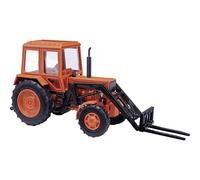 Busch 51308 H0 Macchina agricola modello Belarus MTS82, caricatore frontale e