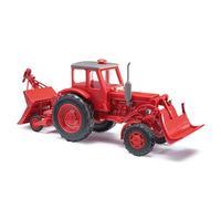 Busch 51357 H0 Belarus MTS-52 Trattore con Paraurti Posteriore - Nuovo