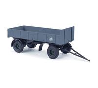 Busch 53327 - 1/87 / H0 - IFA HL 80 Rimorchio DR Grigio - Nuovo