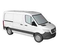 Busch 53400 furgone Mercedes-Benz Sprinter colore bianco in scala 1:87 H0