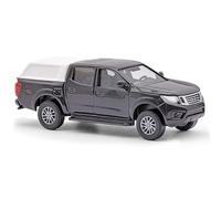 Busch 53733 - 1/87 Nissan Navara, Nero E Bianco - Nuovo