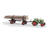 Busch 54152 Fendt F 15 DIESELROSS Con Rimorchio In Legno, HO, Nuovo 2025