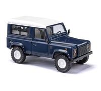 Busch 54300 - 1/87 / H0 Land Rover Defender 90, Corto Blu - Nuovo