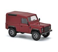 Busch 54357 Land Rover Defender 90 Kasten Rot H0 1:87 Nuovo 2026