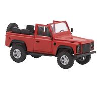 Busch 54390 H0 Auto modello Land Rover Defender 90 aperto, rosso