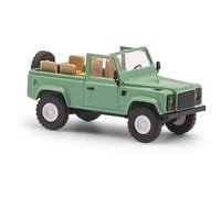 Busch 54391 Land Rover Defender 90 Aperto, Verde, H0, Nuovo 2025