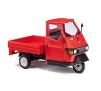 Busch 60001 - 1/43 piaggio ape 50 M - Rosso - Nuovo