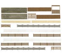 Busch 6017 - 1/87 / H0 Recinzioni, Muri E Cancelli - Nuovo