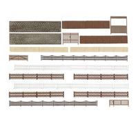 Busch 6017 Assortimento di recinzione Kit da montare H0