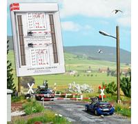 BUSCH 6020 Scala HO Passaggio a livello manuale con accessori