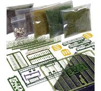 BUSCH 6043 KIT BASE CREAZIONE DEL TERRENO FORESTA PRATO MODELLISMO