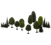 Busch 6490 - Modellismo Ferroviario, Set di Alberi Decorativi, Scala H0