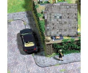 Busch 7418 LASTRE DI PAVIMENTAZIONE IN CEMENTO 2 X FOLI A 210X148MM