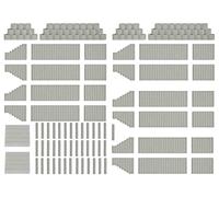 Busch 7872 Planters & Palisades (Grey) Kit