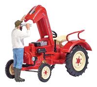 Busch 7882 H0 Macchina agricola modello Porsche Riparazione del trattore